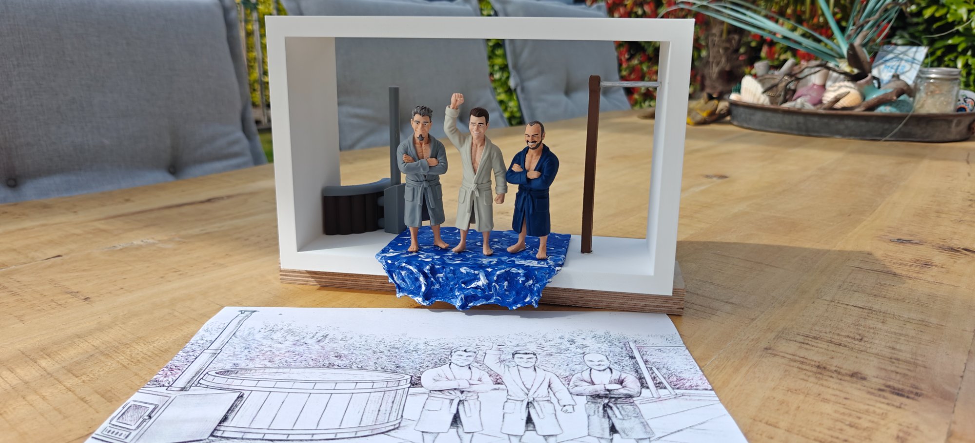Das fertige Stammtisch-Diorama